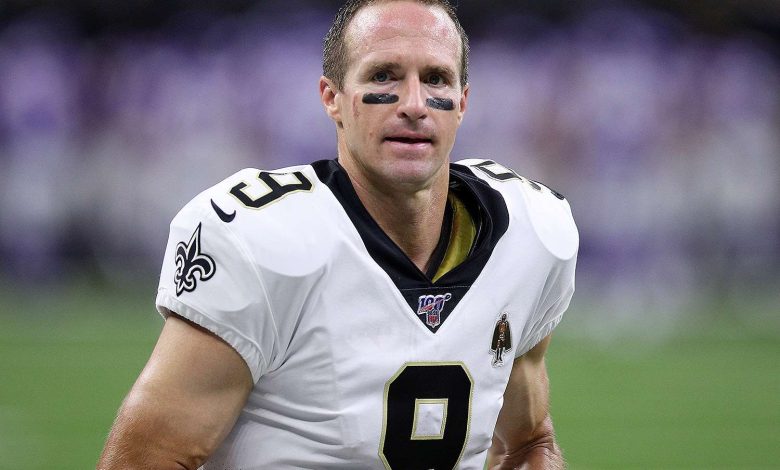 drew brees makes his nbc debut, internet amazed by his new hair